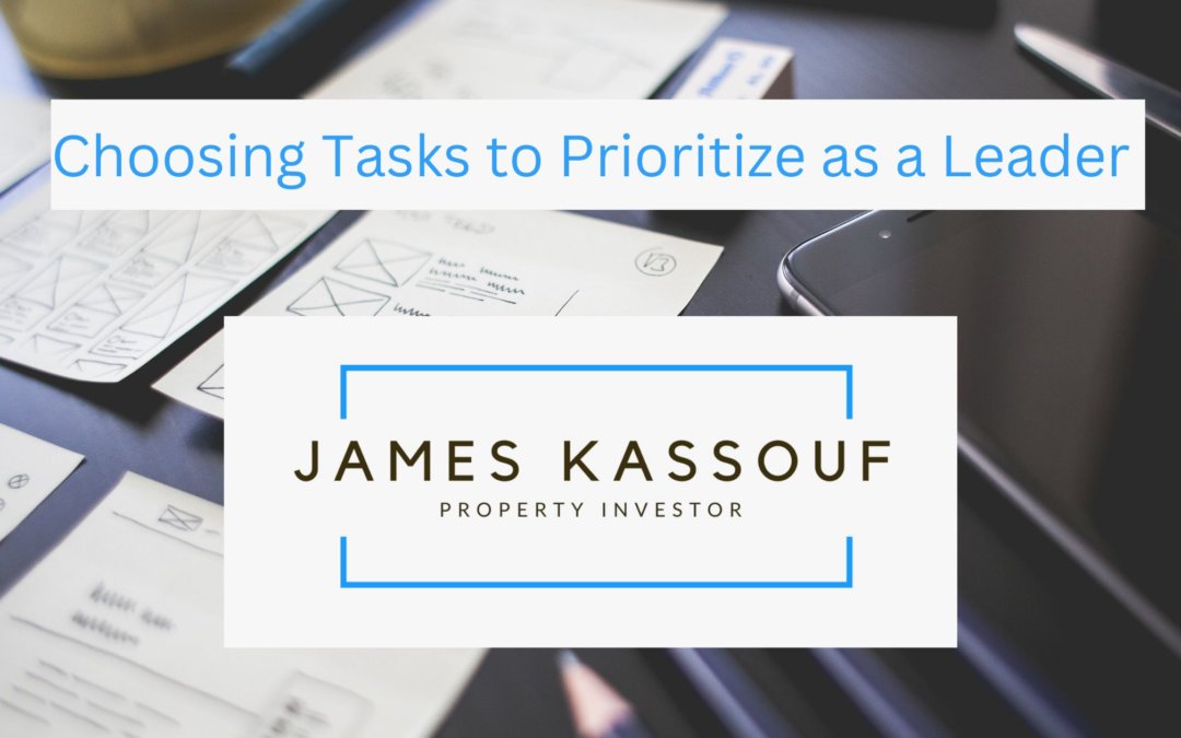 Choosing Tasks to Prioritize as a Leader